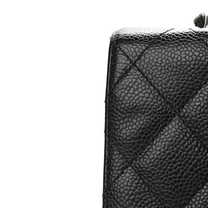 Chanel Caviar Quilted Jumbo Single Flap Black 11 of 11