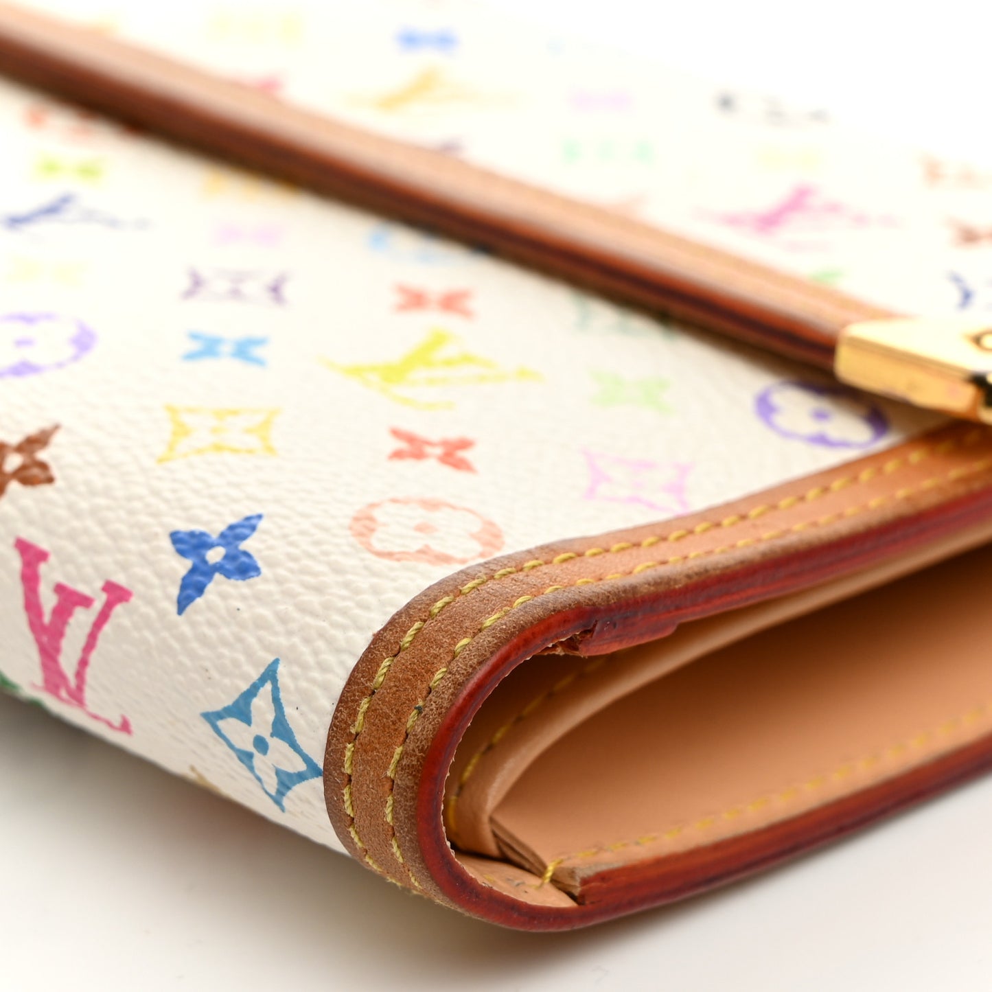 Monogram Multicolor Porte Tresor International Wallet White