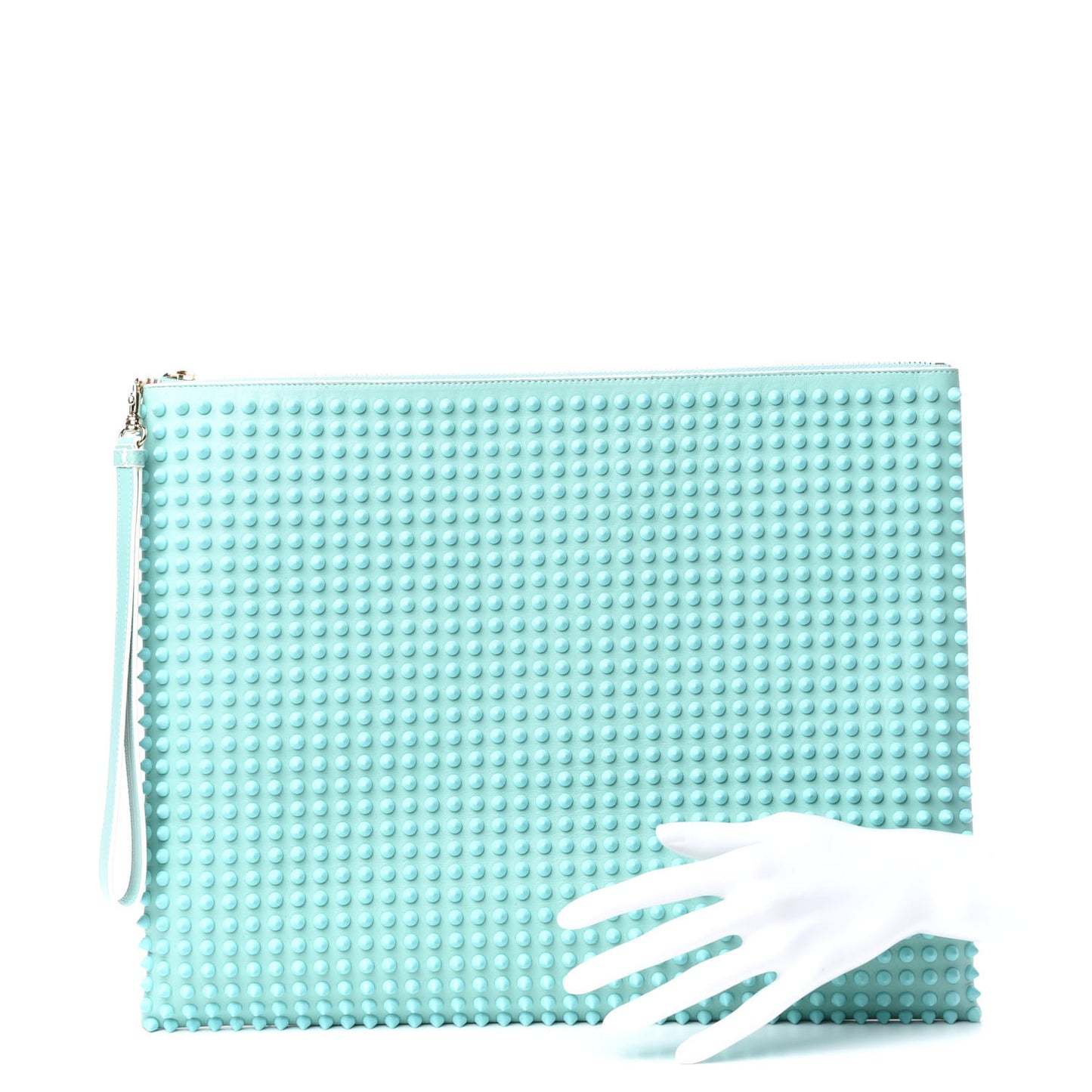 Peter Spikes Medium Pouch Turquoise