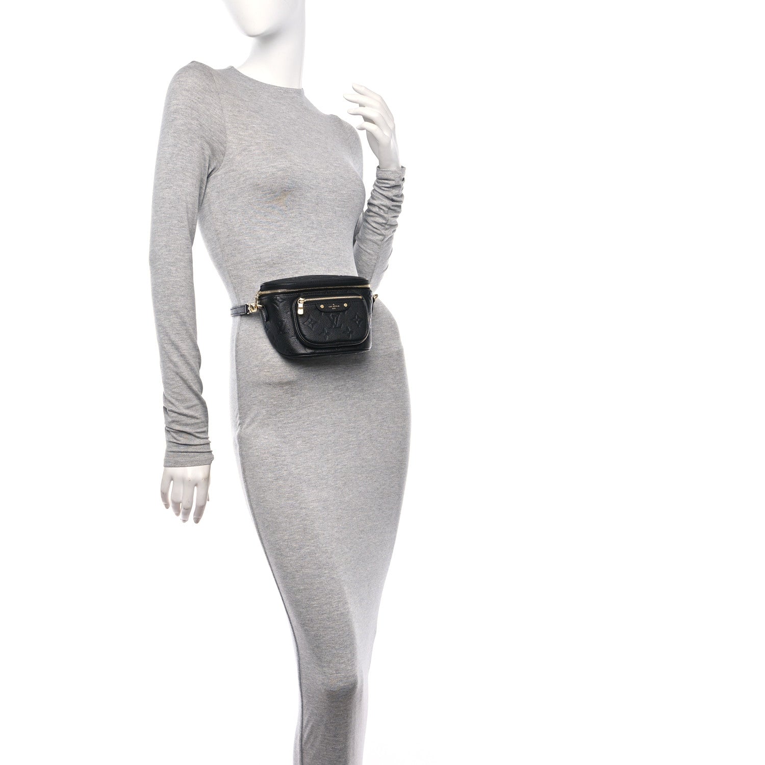 Louis Vuitton Empreinte Mini Bumbag Black 2 of 9