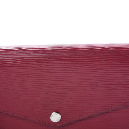 Louis Vuitton Epi Sarah Wallet NM Fuchsia 9 of 10