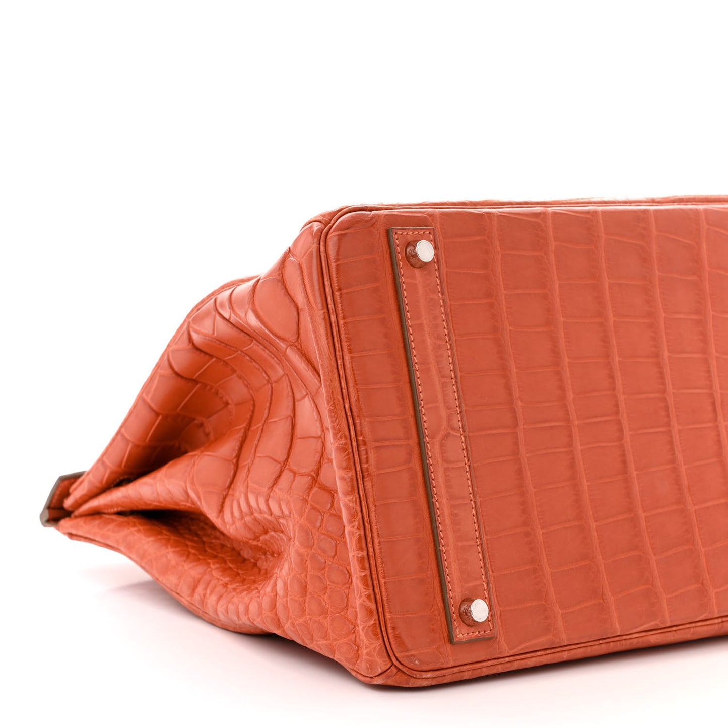 Matte Alligator Birkin 40 Orange