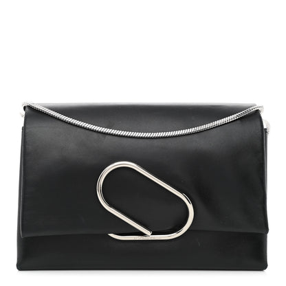 3.1 Phillip Lim Calfskin Alix Soft Flap Clutch Black 1 of 11