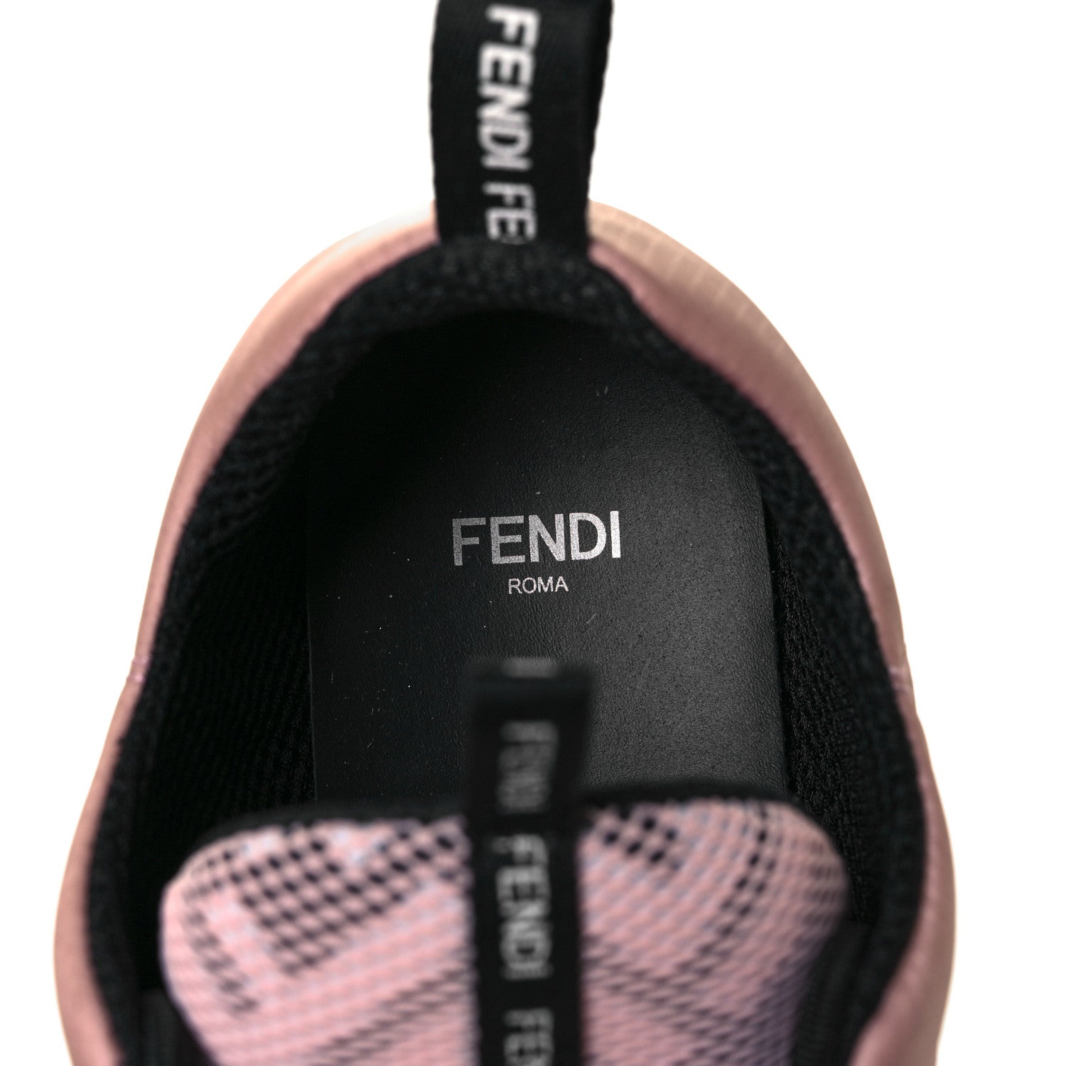 Fendi Stretch Fabric FFreedom Sneakers 37.5 Pink 7 of 9
