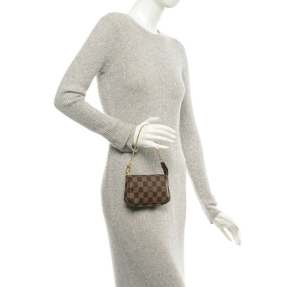 Louis Vuitton Damier Ebene Mini Pochette Accessories 2 of 6