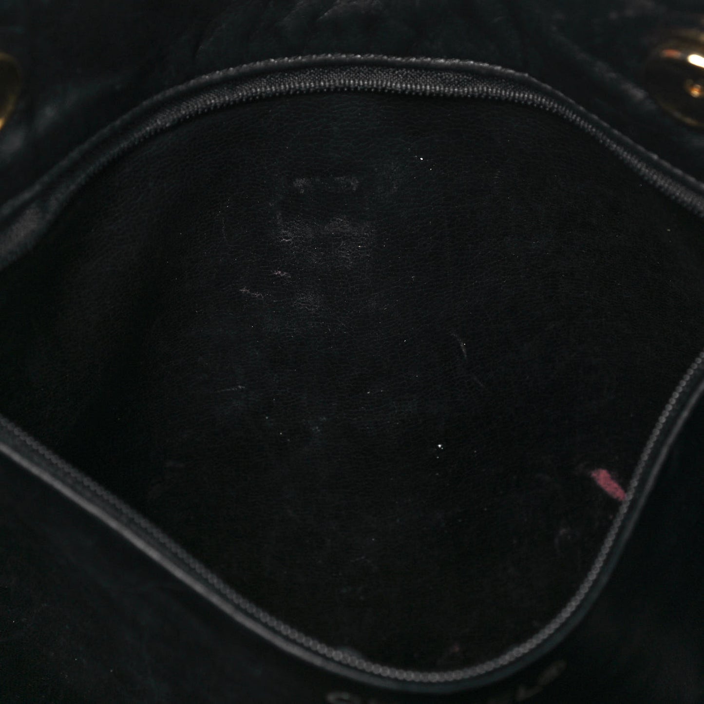 Lambskin Quilted Shoulder Bag Black