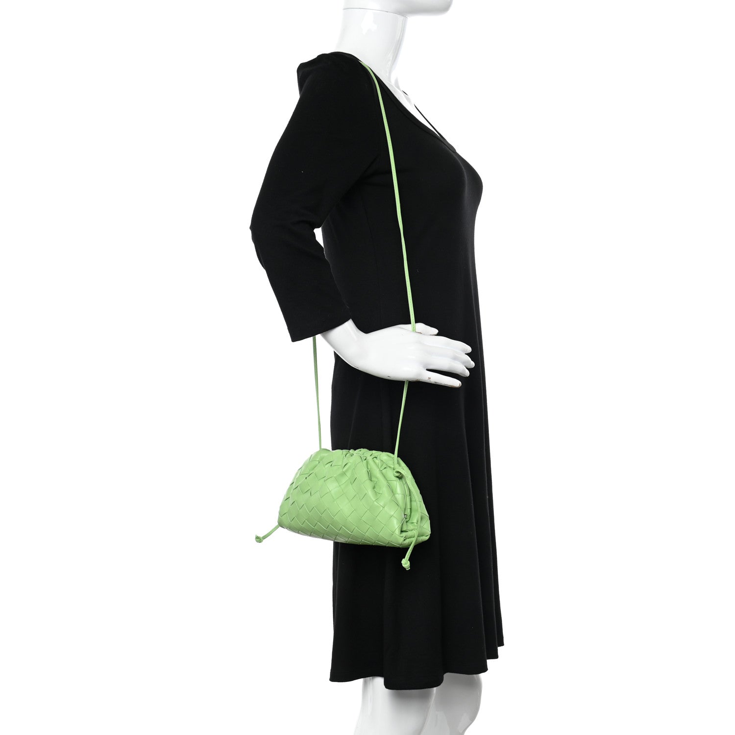 Bottega Veneta Nappa Intrecciato The Mini Pouch Pistachio 2 of 10
