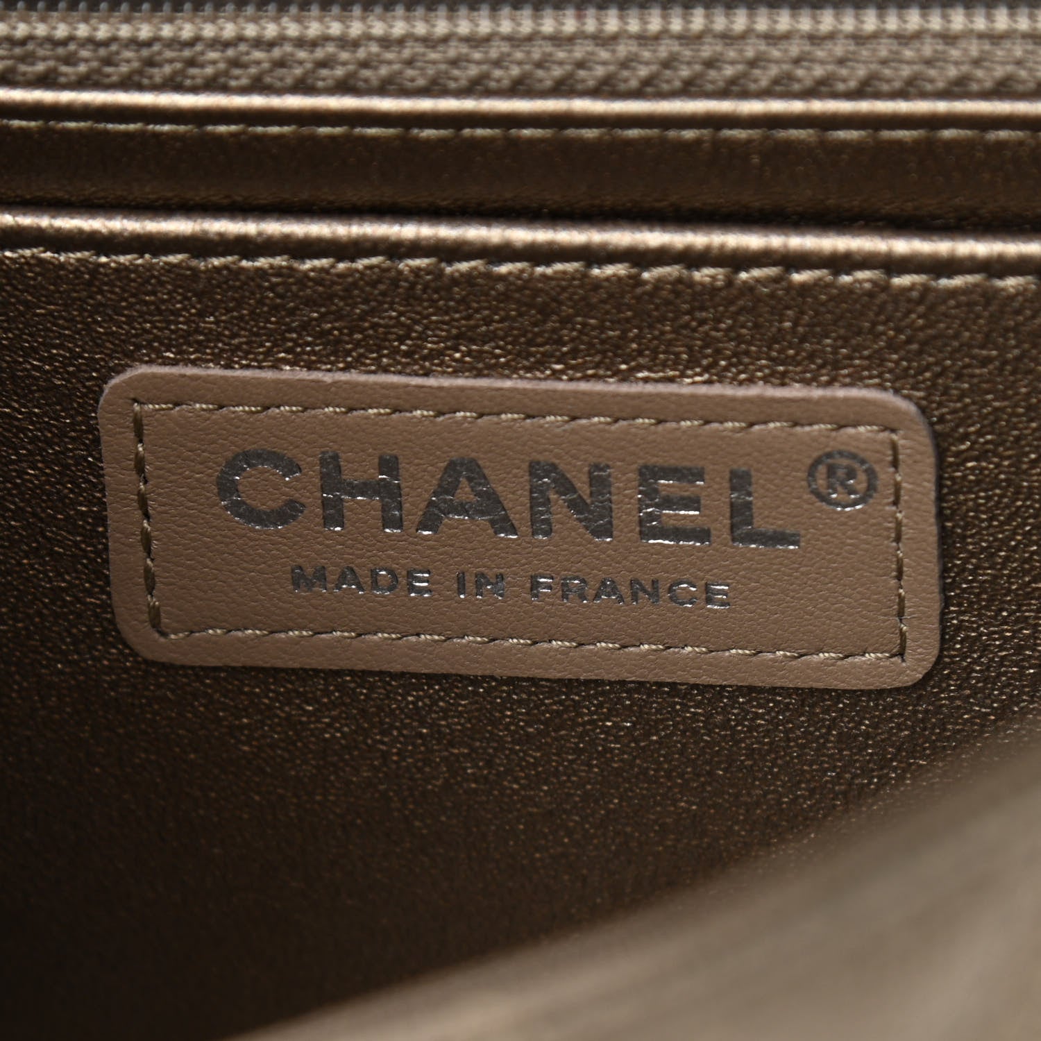 Chanel Iridescent Caviar Quilted Mini Rectangular Flap Bronze 8 of 13