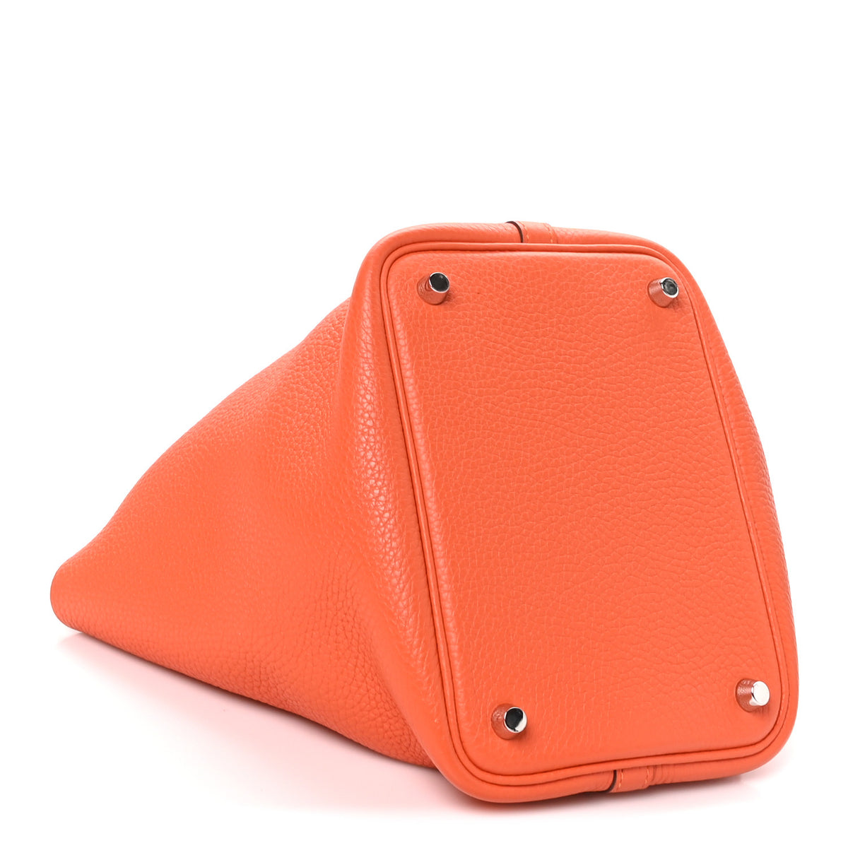 Hermes Taurillon Clemence Picotin Lock 18 PM Orange 4 of 11