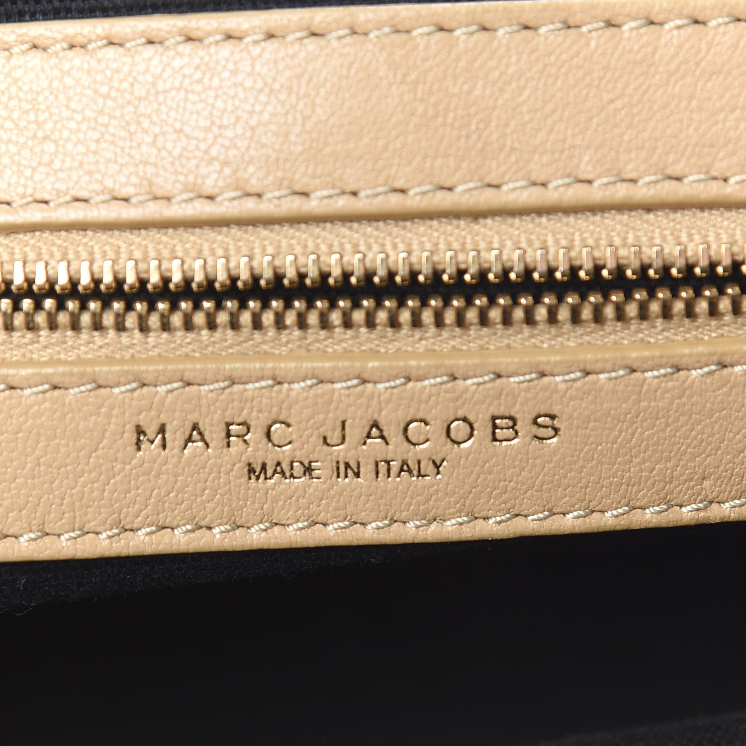Marc Jacobs Calfskin Quilted Stam Camel 9 of 20