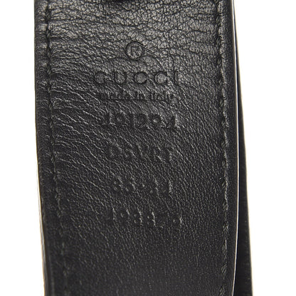 Gucci Calfskin Matelasse GG Marmont Belt Bag 85 34 Black 8 of 9