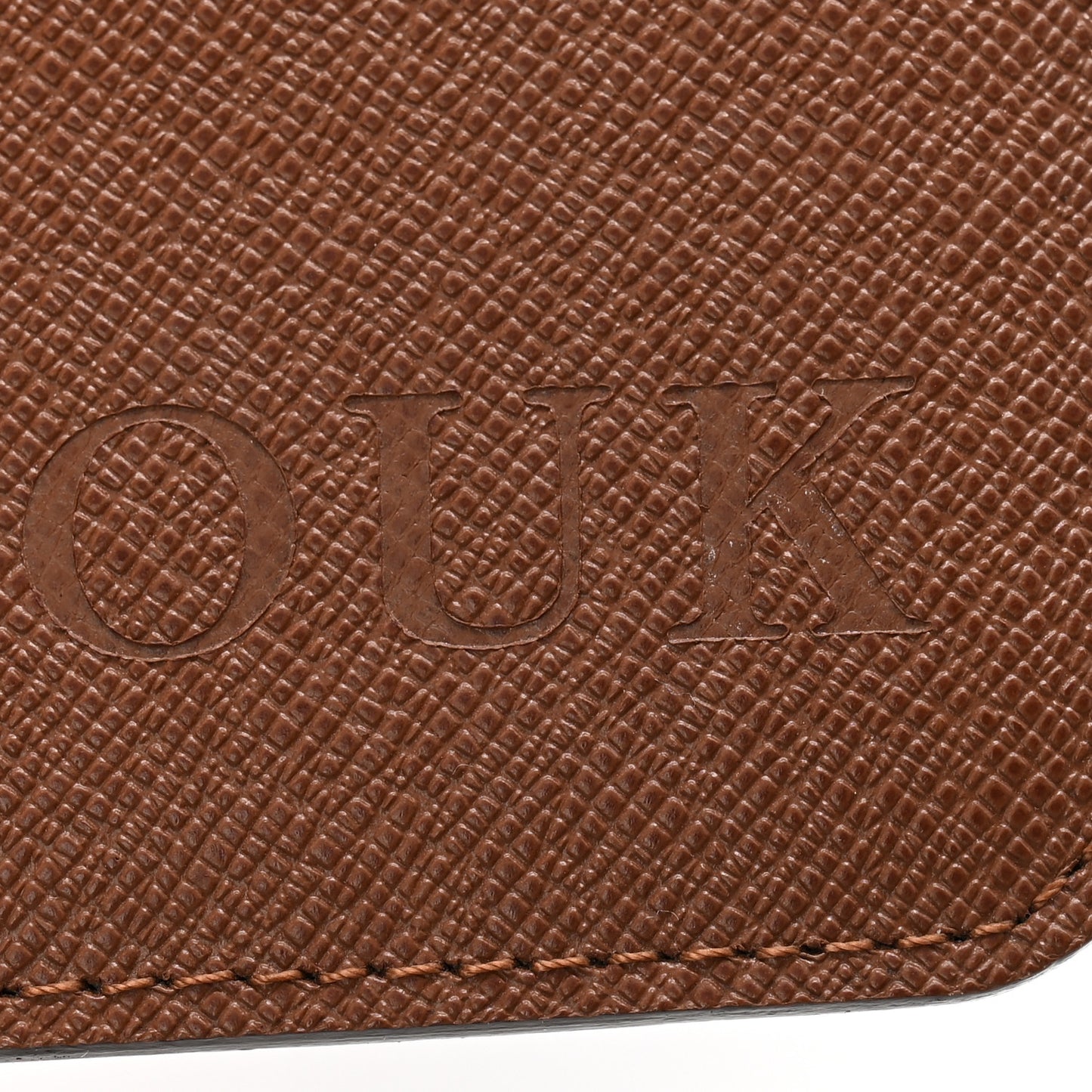 Monogram Desk Agenda Cover