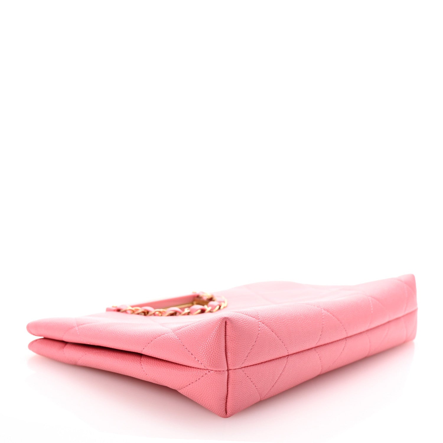Chanel Caviar Quilted A Real Catch Clutch Pink 4 of 7
