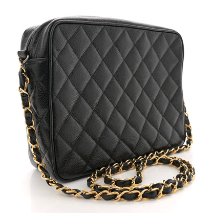 Chanel Caviar Quilted Camera Case Black 3 of 11