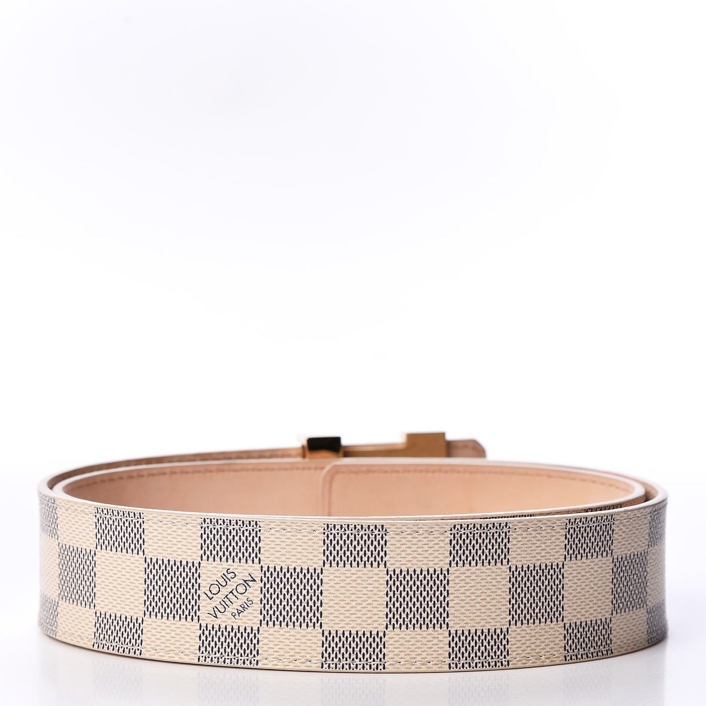 Damier Azur LV Initiales Belt 80 32