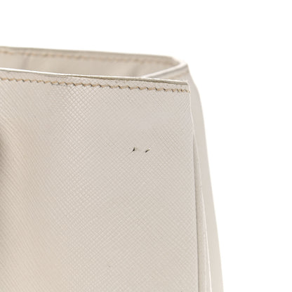 Prada Saffiano Medium Galleria Double Zip Tote Bianco 14 of 19
