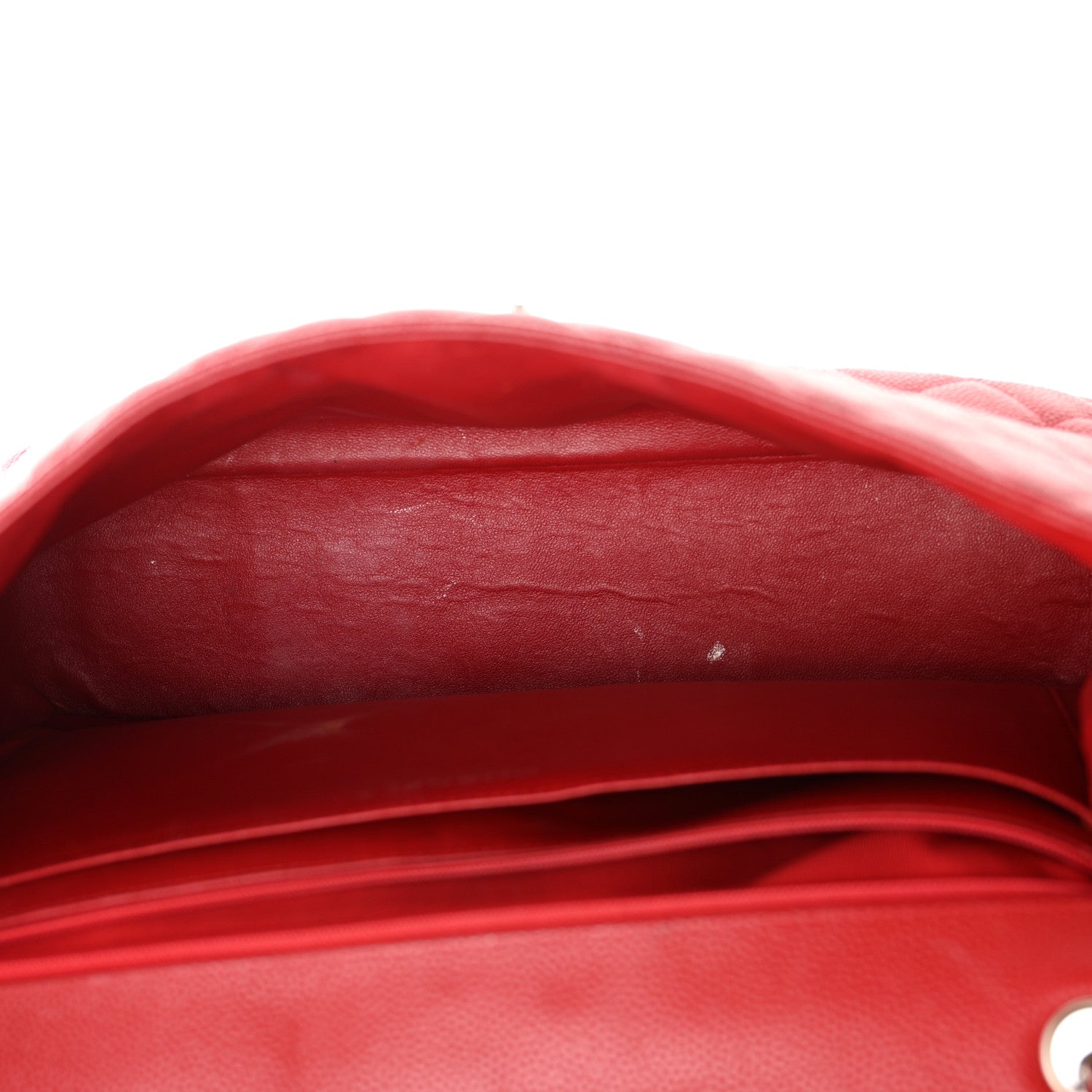 Chanel Caviar Quilted Maxi Single Flap Red 5 of 24