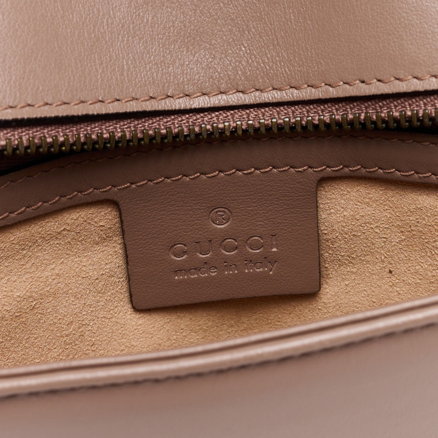 Gucci Calfskin Matelasse Small GG Marmont Shoulder Bag Porcelain Rose 6 of 8