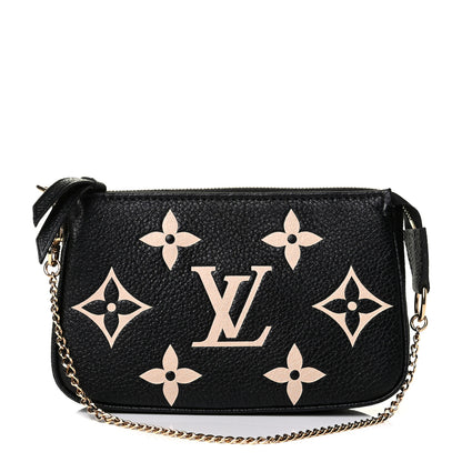 Louis Vuitton Empreinte Monogram Giant Mini Pochette Accessories Black 1 of 4