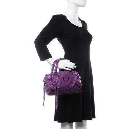 Balenciaga Agneau Giant 21 Gold Hardware Mini Twiggy Ultraviolet 2 of 9
