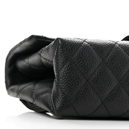 Chanel Grained Calfskin Quilted 2.55 Reissue Flap Belt Bag Clutch Black 9 of 11