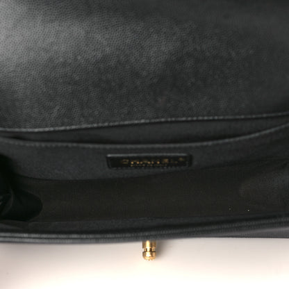 Chanel Caviar Quilted Medium Boy Flap Black 5 of 10