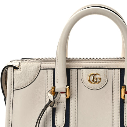 Gucci Koi Calfskin Small Bauletto Duffle Top Handle Bag Mystic White 13 of 17