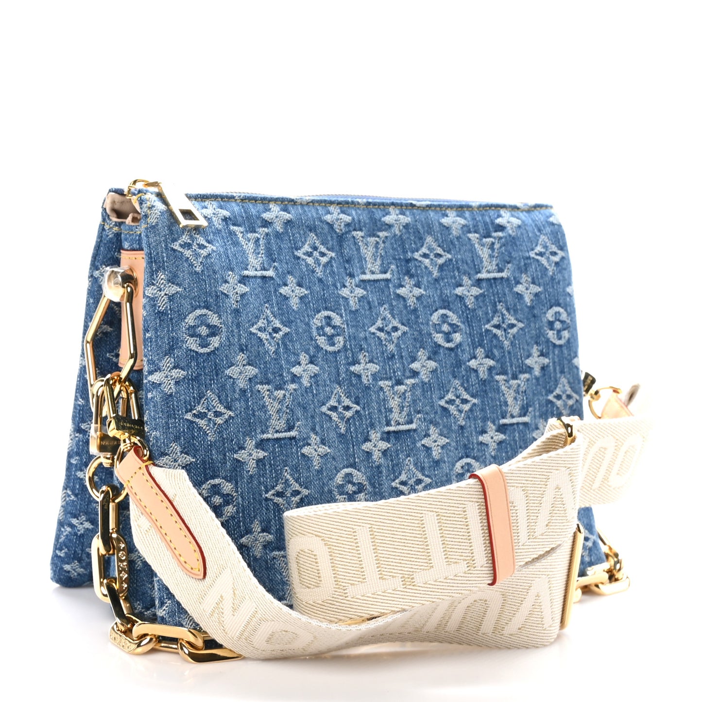 Monogram Denim Coussin PM Blue