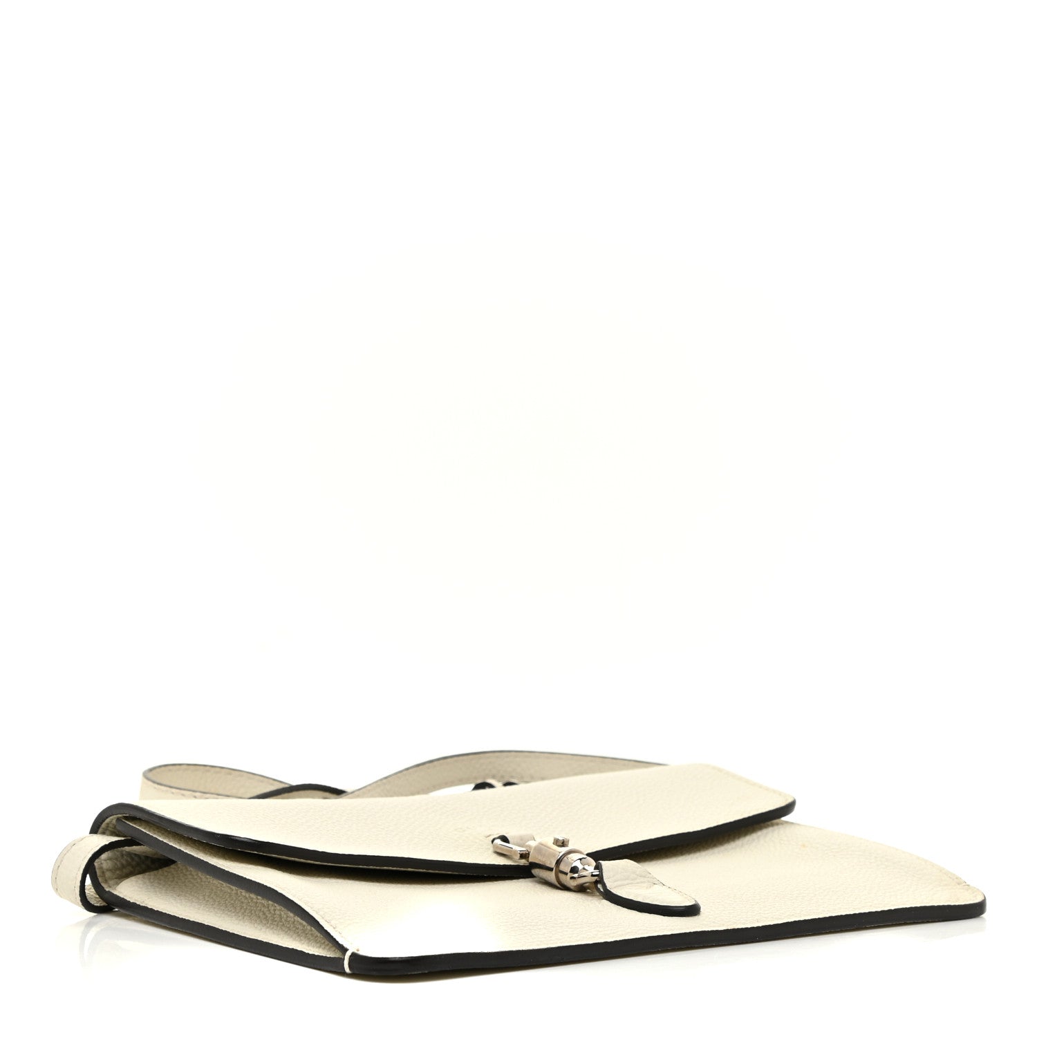 Gucci Grand Prix Calfskin Jackie Convertible Shoulder Bag White 4 of 18