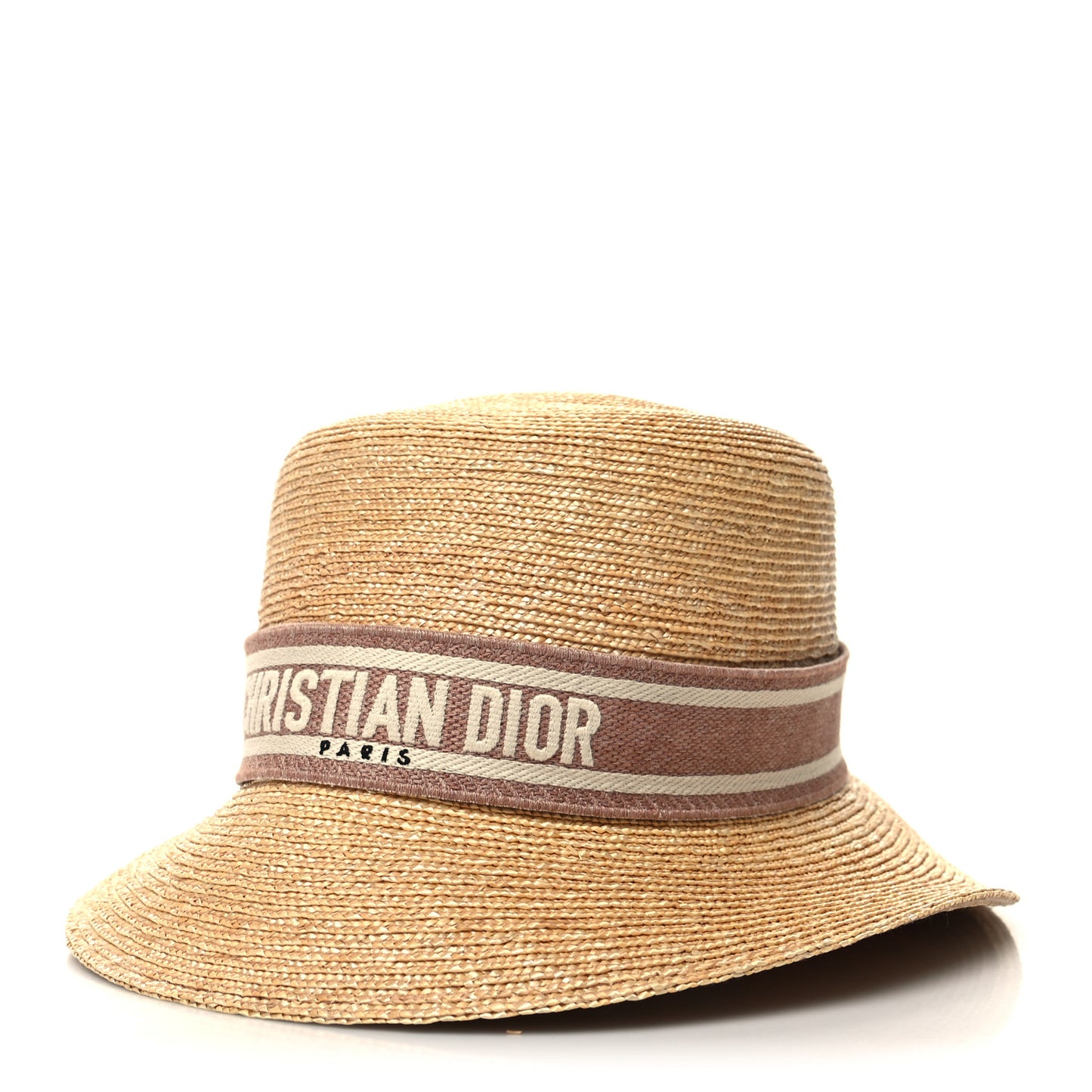 Straw Bucket Hat 58 Natural Rose Des Vents