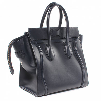 Celine Smooth Calfskin Mini Luggage Navy 8 of 12