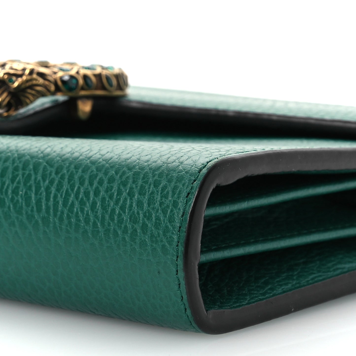 Calfskin Mini Dionysus Chain Wallet Emerald