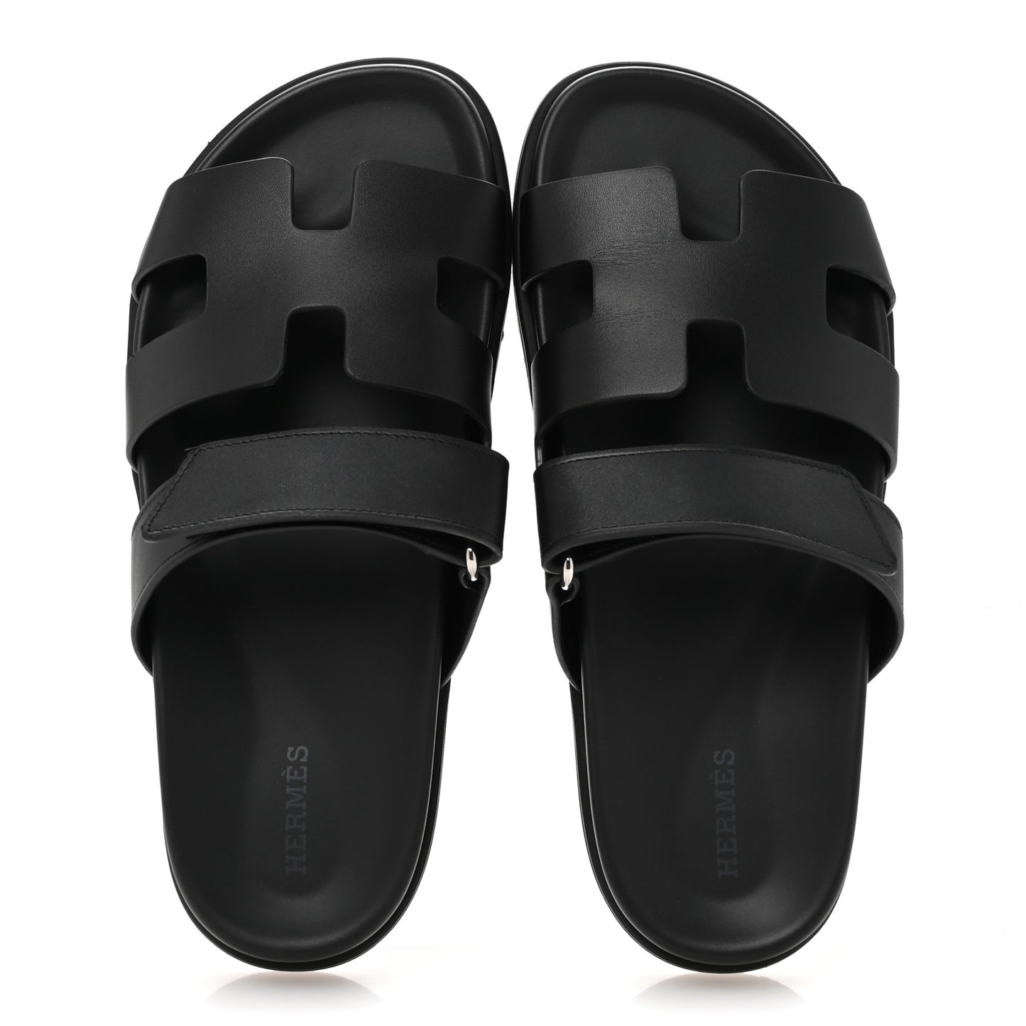 Calfskin Womens Chypre Sandals 38 Black
