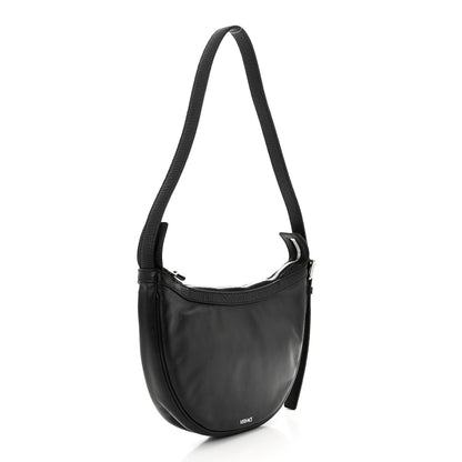 Versace Calfskin Small Repeat Zip Hobo Black 3 of 10