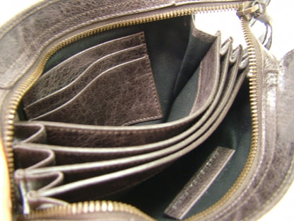 Balenciaga Agneau Portfeuille Mini Wallet Brown 5 of 8