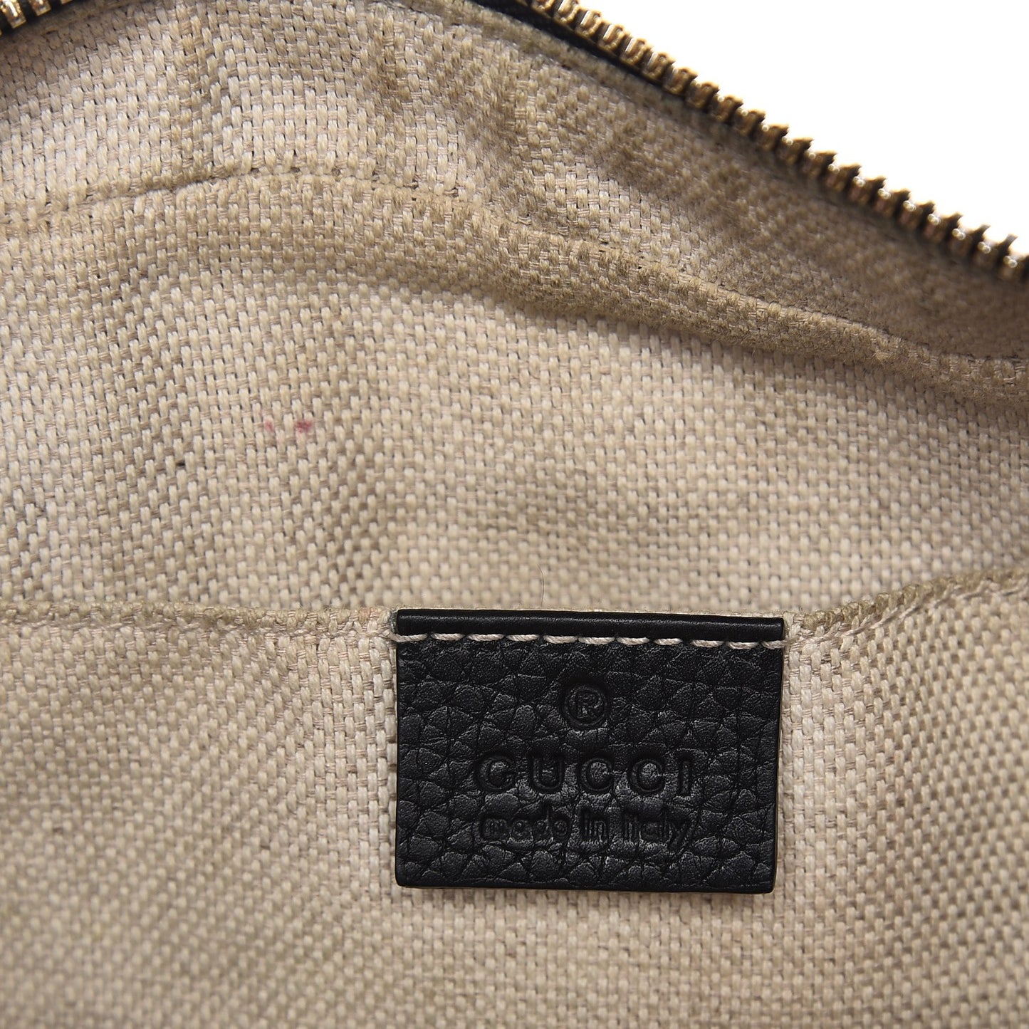 Pebbled Calfskin Small Soho Disco Bag Black