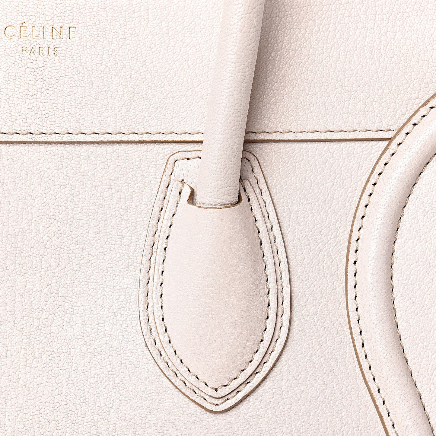 Goatskin Mini Luggage White