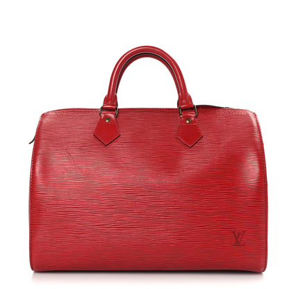 Louis Vuitton Epi Speedy 30 Castillan Red 1 of 11