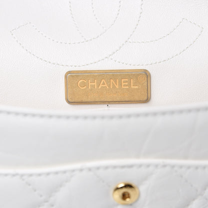 Chanel Aged Calfskin Lucky Charms 2.55 Reissue 226 Flap White 6 of 12