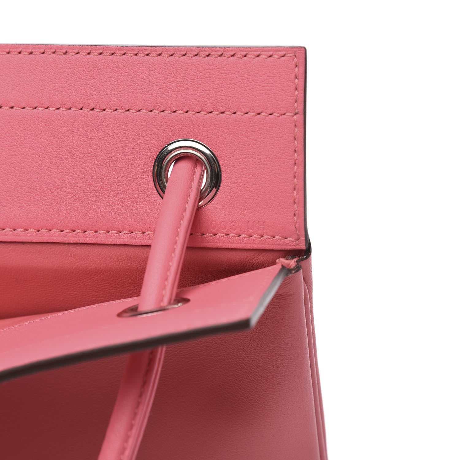 Hermes Milo Lambskin Swift Mini Aline Rose Azalee 7 of 11
