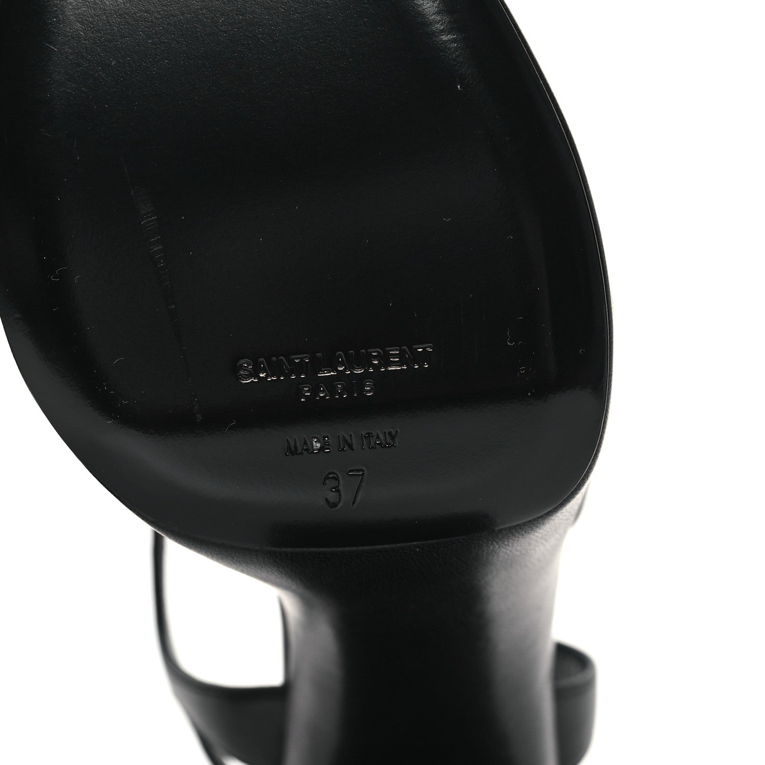 Saint Laurent Vendome Bianca 85 Platform Sandals 37 Black 7 of 10