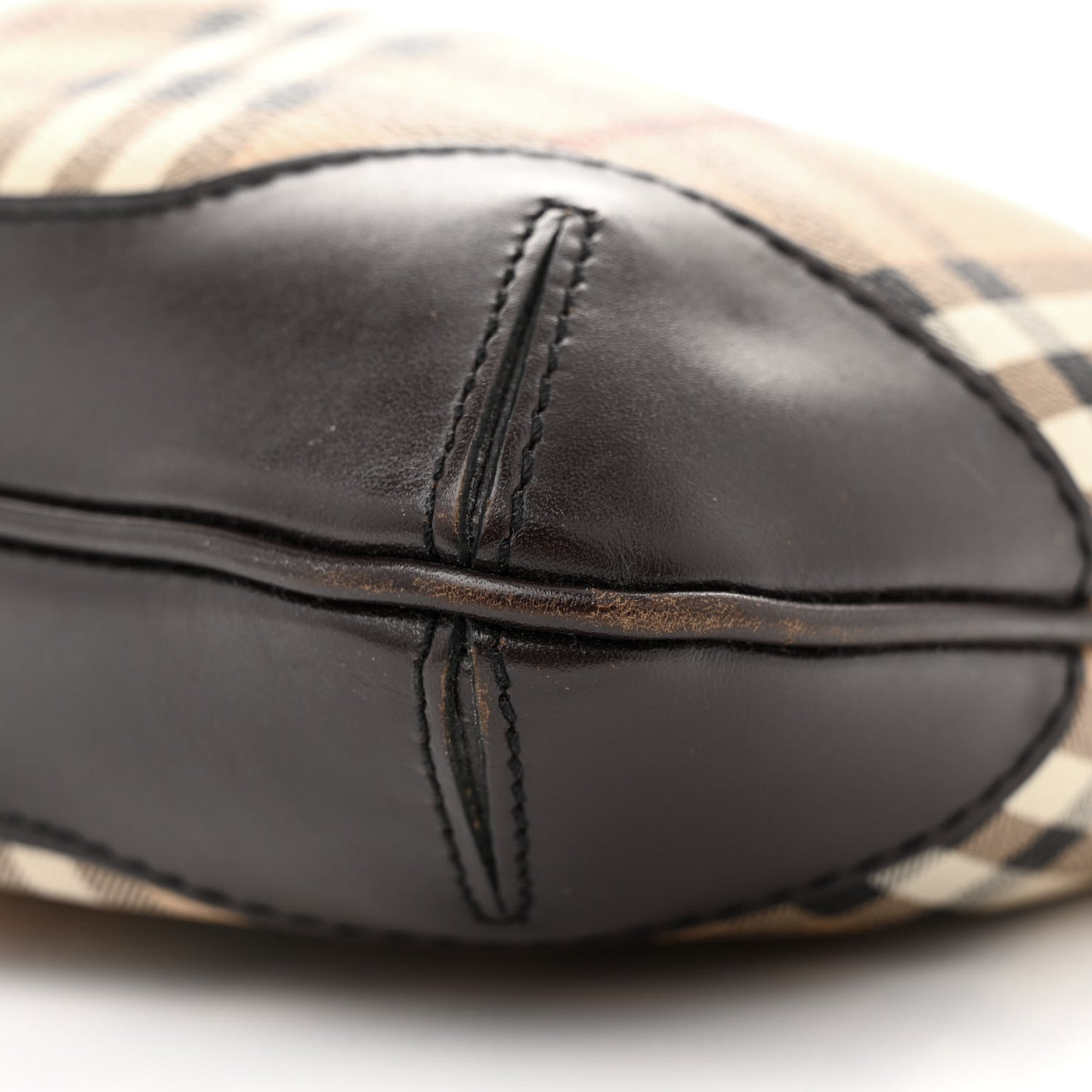 Haymarket Check Hartham Crossbody Chocolate