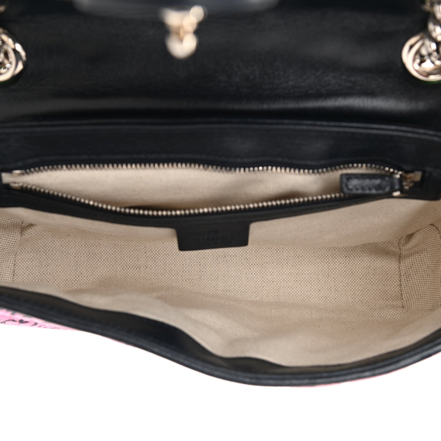 Gucci Monogram Multicolor Matelasse Diagonal Small GG Marmont Shoulder Bag Light Blue Pink Blue Green Red 5 of 8