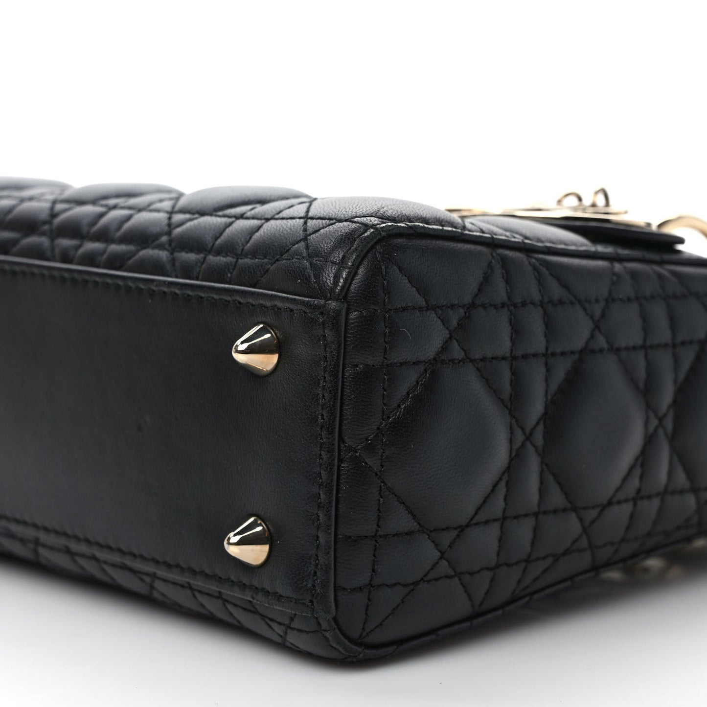 Lambskin Cannage Small My ABCDior Lady Dior Black