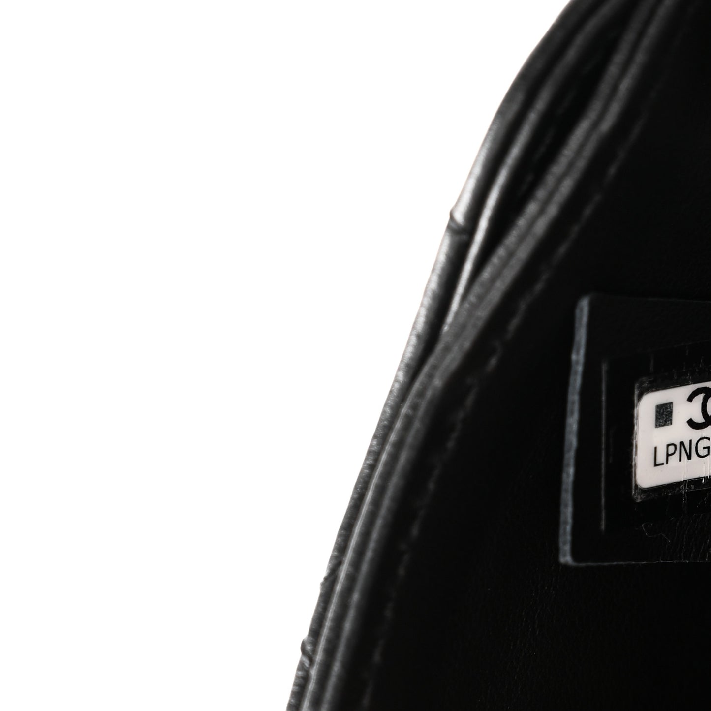 Calfskin Quilted CC Uniform Flap Belt Bag Black
