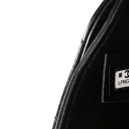 Chanel Calfskin Quilted CC Uniform Flap Belt Bag Black 7 of 10
