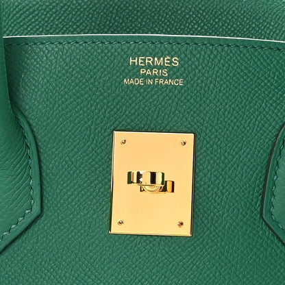 Hermes Epsom Birkin 35 Vert Vertigo 6 of 12