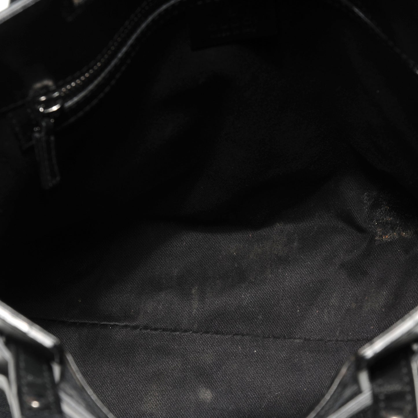 Monogram Small Bucket Tote Black