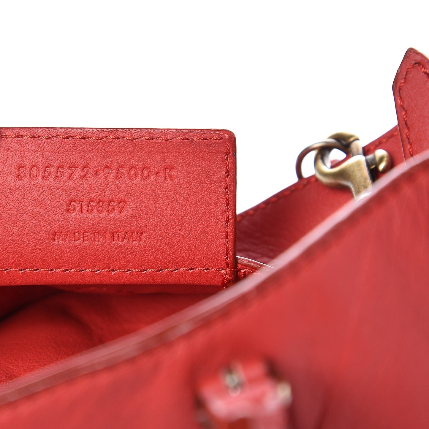 Veau Souple Papier Mini A4 Tote Rouge