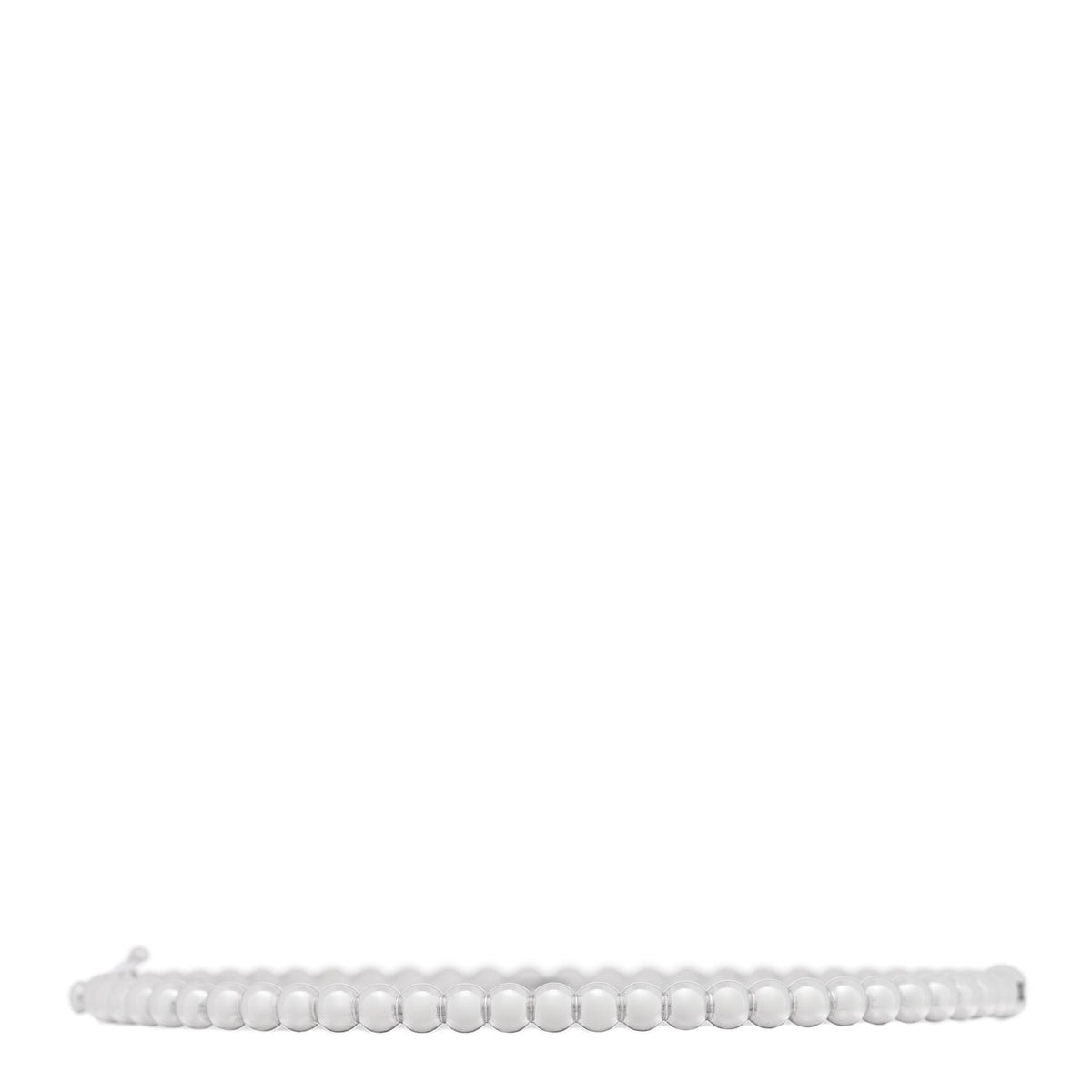 Van Cleef & Arpels 18K White Gold Perlee Pearls of Gold Bracelet L 1 of 3